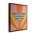 Here & Now Framed Canvas Print Gallery Image 2