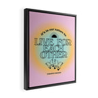 Live For Each Other Framed Canvas Print Gallery Image 2