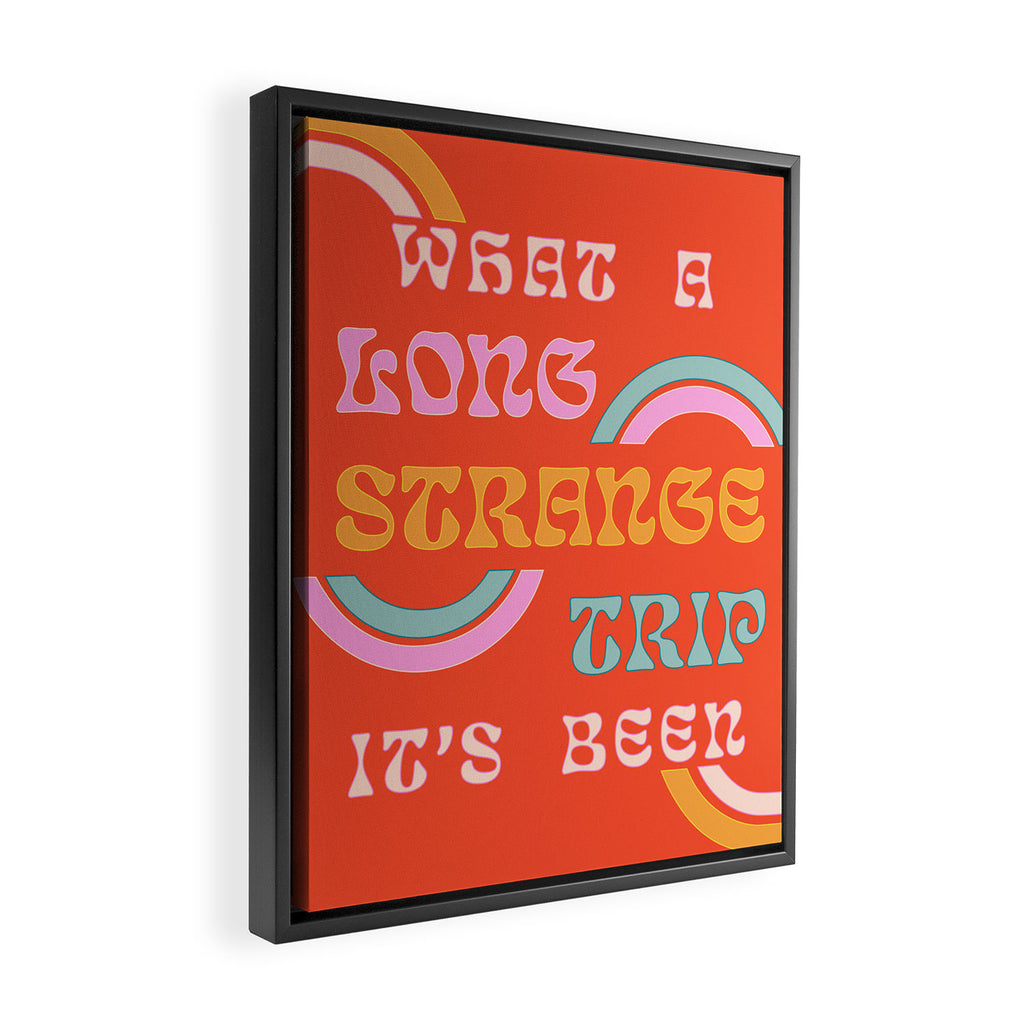 LONG, STRANGE TRIP Framed Canvas Print Gallery Image 2