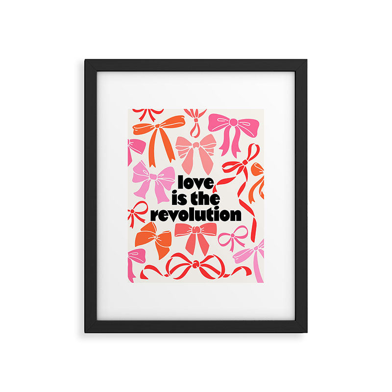Love Is The Revolution Framed Art Print Gallery Image 5