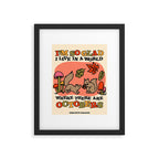Octobers Framed Art Print Gallery Image 5