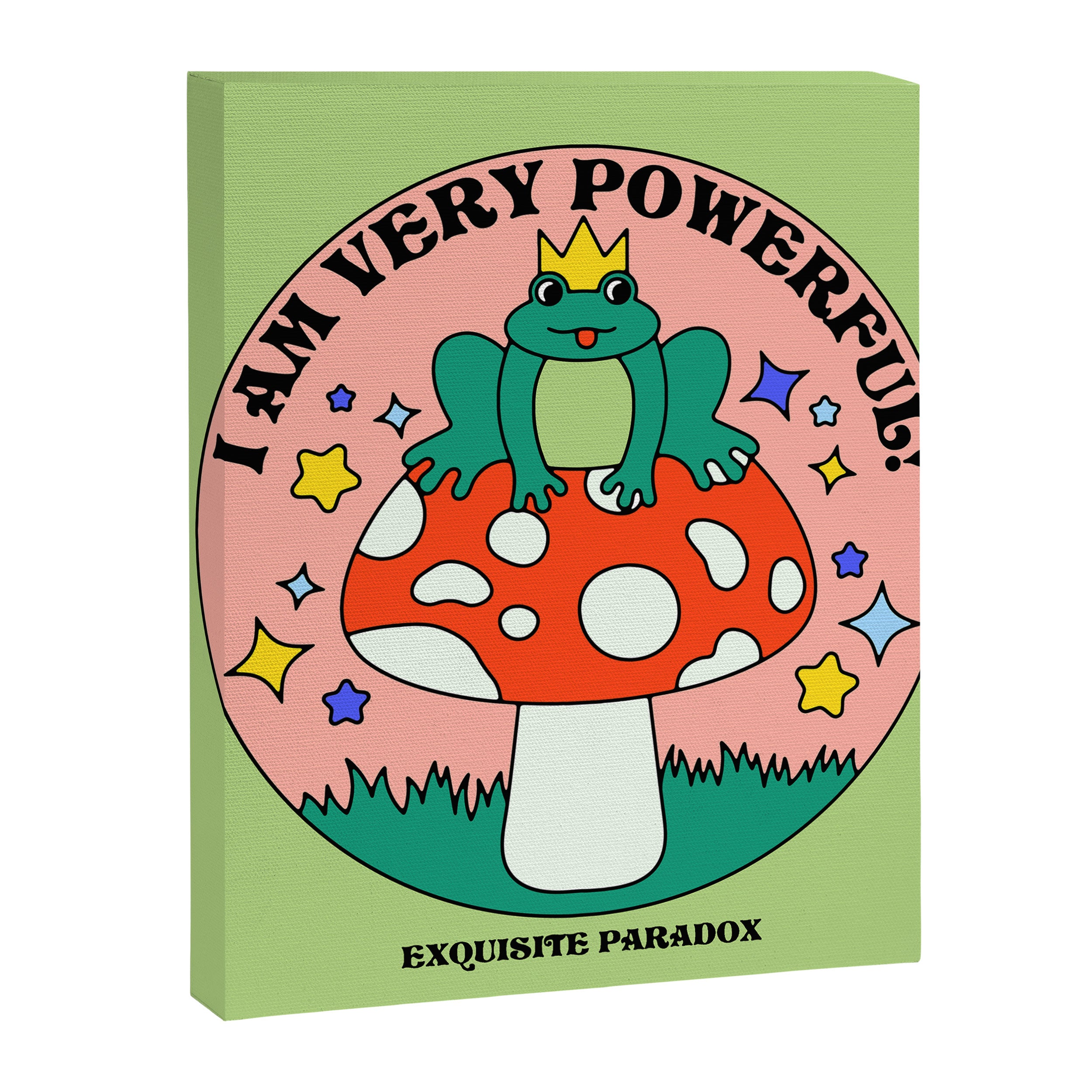 Powerful Frog Canvas Print Gallery Image 8