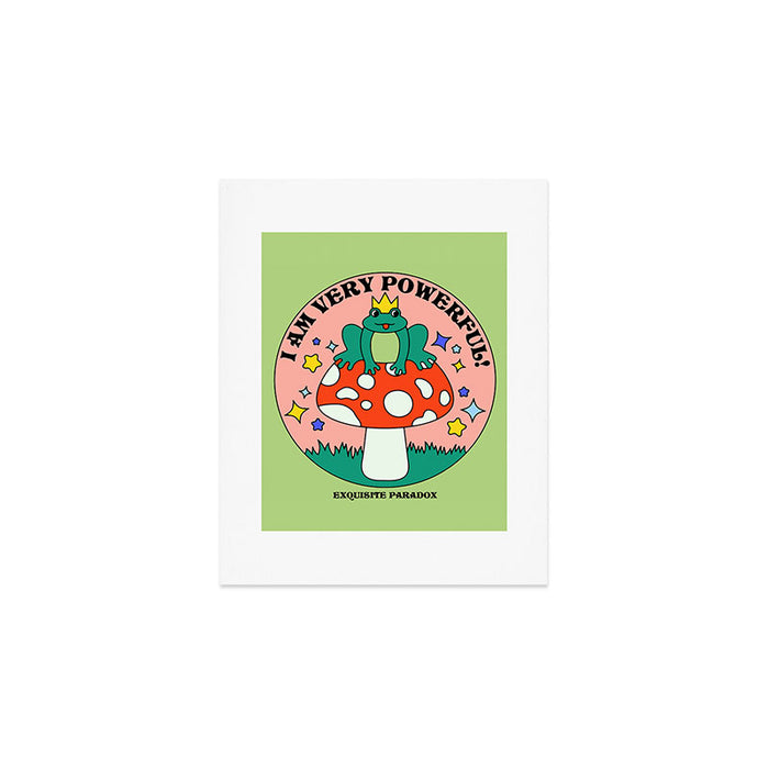Powerful Frog Art Print Gallery Image 1