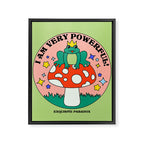 Powerful Frog Framed Canvas Print Gallery Image 8