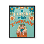 SELF CARE Framed Canvas Print Gallery Image 6