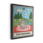 The Empress Bunny Tarot Card Framed Canvas Print Gallery Image 2