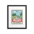 The Empress Bunny Tarot Card Framed Art Print Gallery Image 5