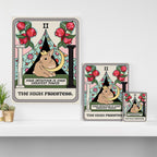 The High Priestess Bunny Tarot Card Canvas Print Gallery Image 3