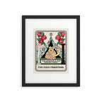 The High Priestess Bunny Tarot Card Framed Art Print Gallery Image 4