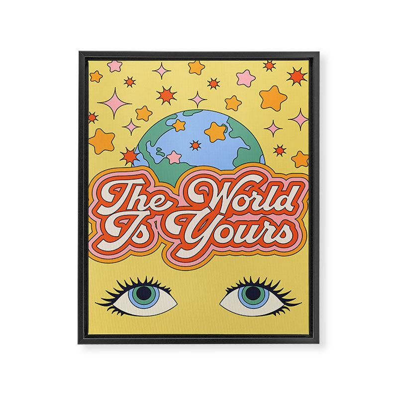 The World Is Yours Framed Canvas Print Gallery Image 8