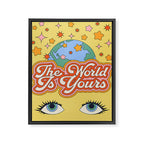 The World Is Yours Framed Canvas Print Gallery Image 8