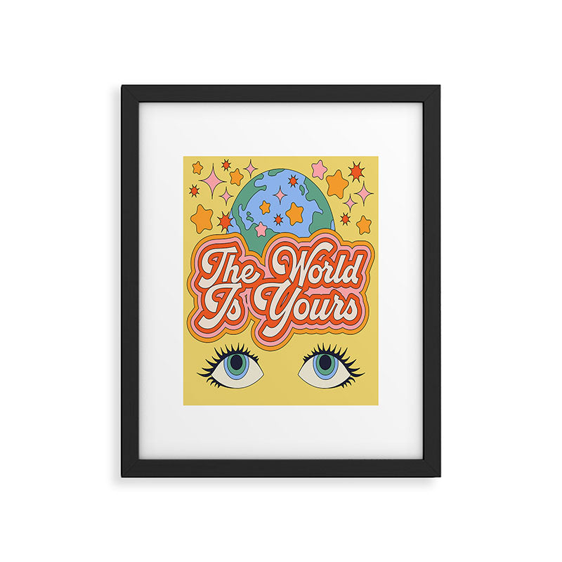 The World Is Yours Framed Art Print Gallery Image 4
