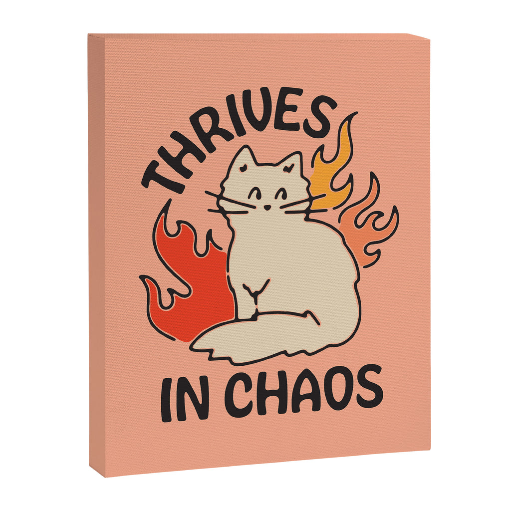 THRIVES IN CHAOS Canvas Print Gallery Image 6