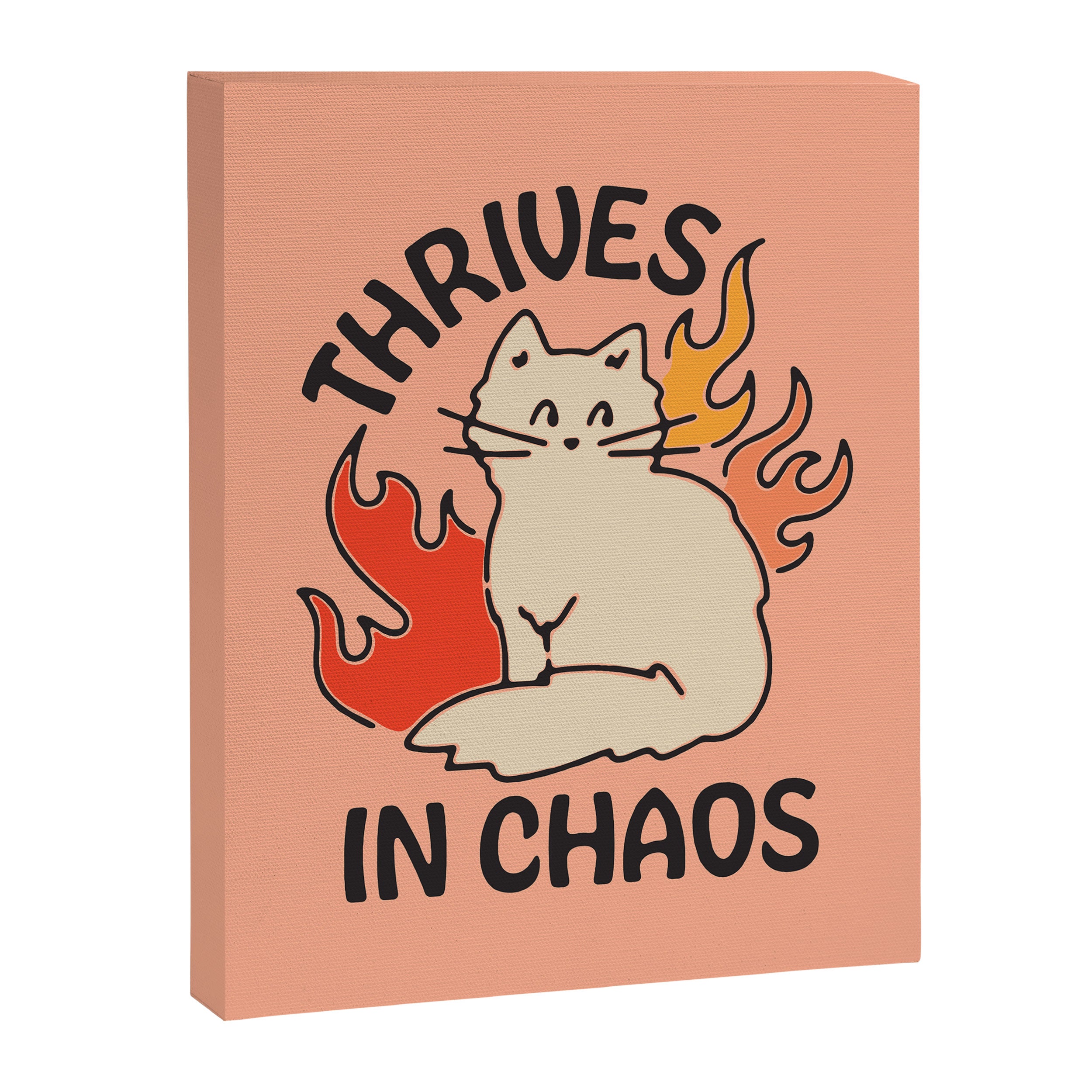 THRIVES IN CHAOS Canvas Print Gallery Image 6