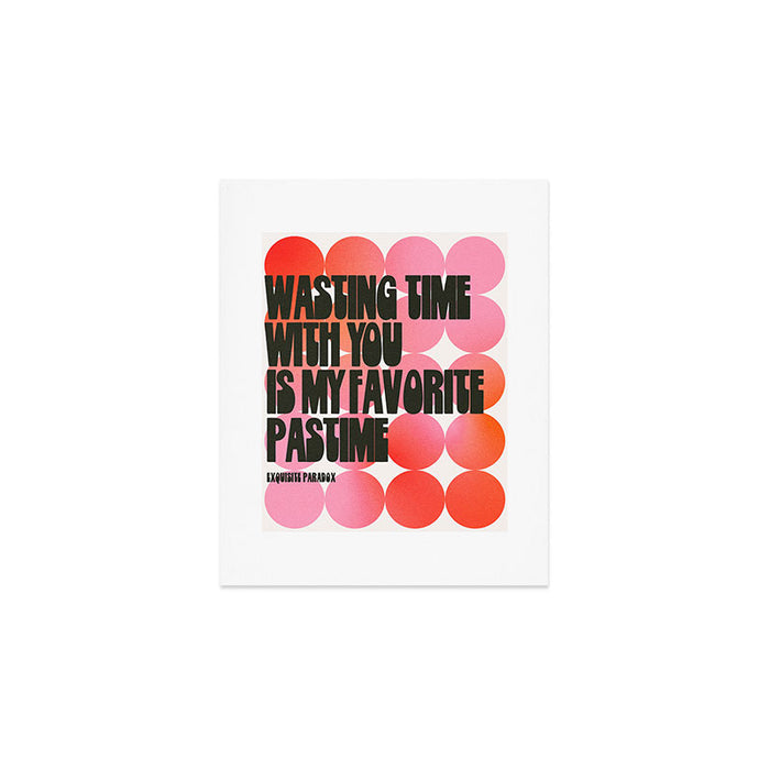WASTING TIME Art Print Gallery Image 1