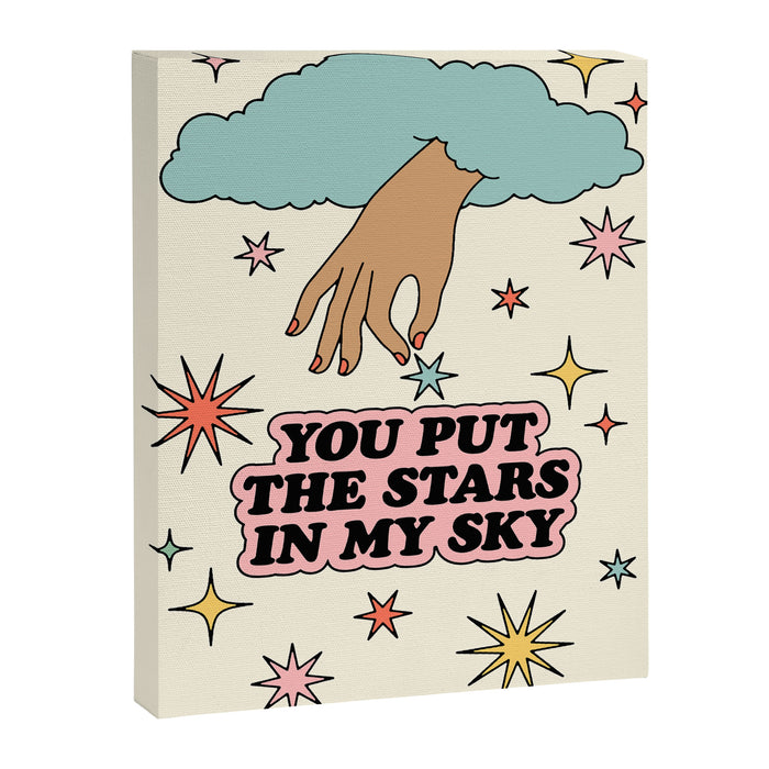 You Put The Stars In My Sky Canvas Print Gallery Image 1
