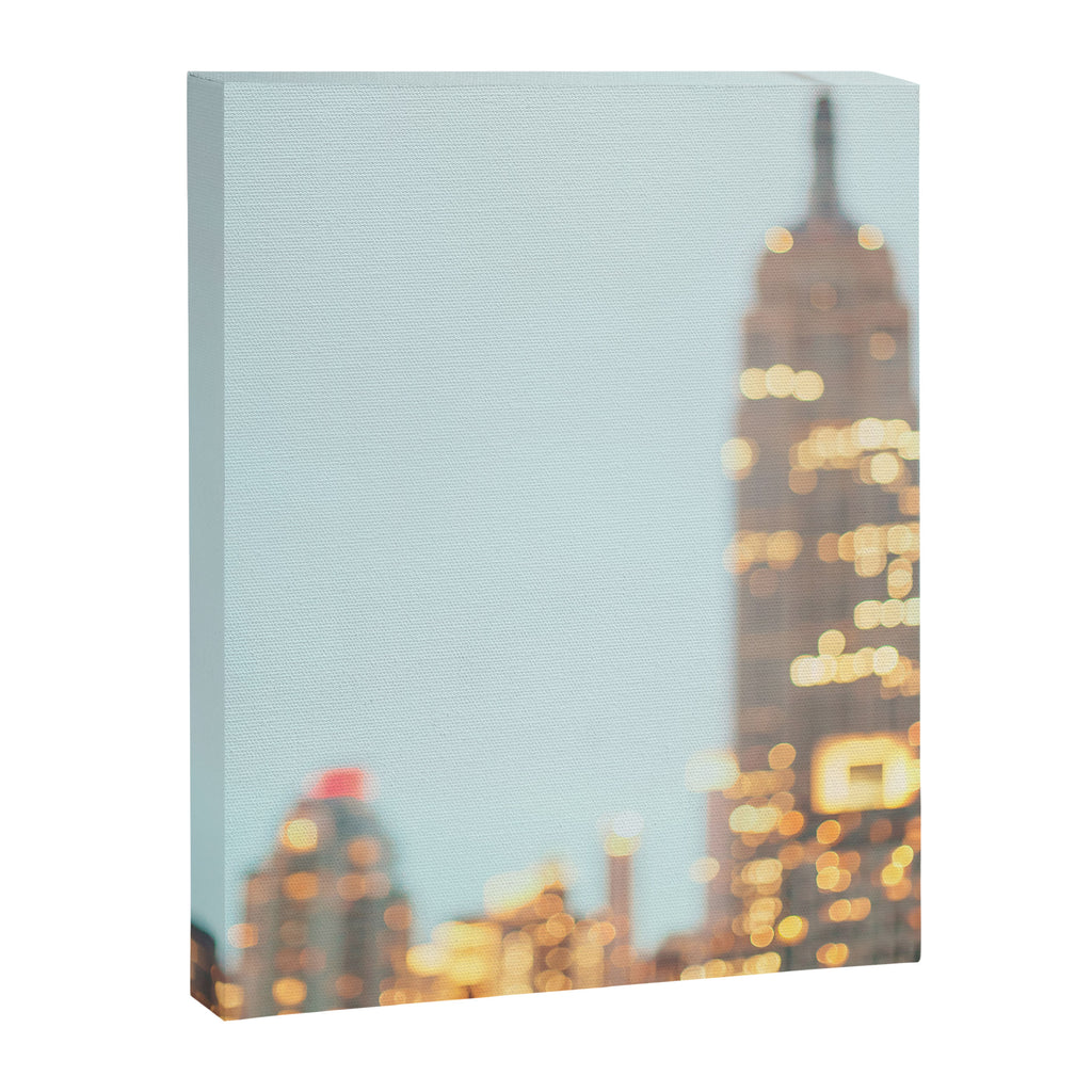 Empire State Night Lights Canvas Print Gallery Image 6