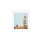 Empire State Night Lights Art Print Gallery Image 1
