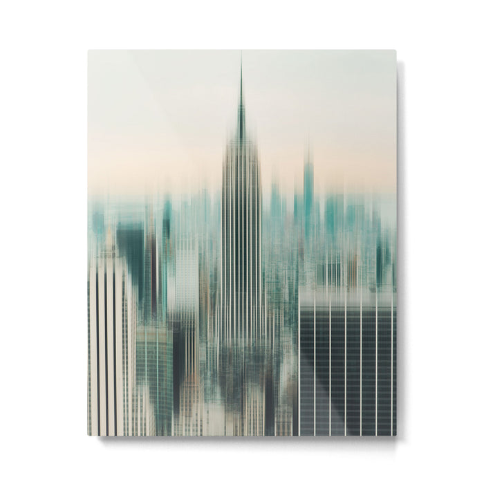 Abstract Empire - New York Photography Metal Print Gallery Image 1