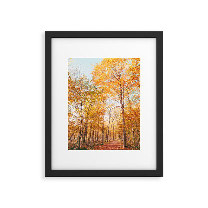 Autumn Glory - Nature, Fall Forest Landscape Photography Framed Art Print Gallery Image 5