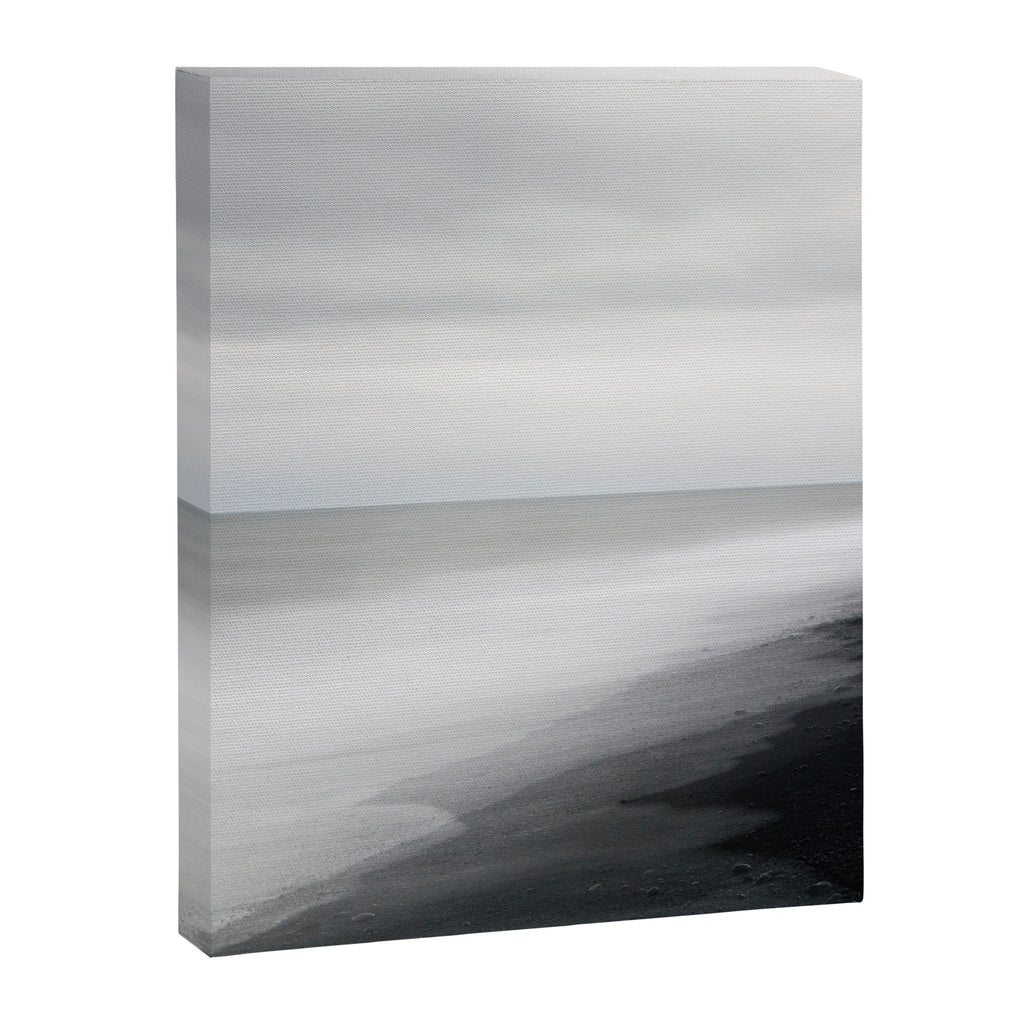 Black Beach, Iceland Abstract Landscape Canvas Print Gallery Image 8