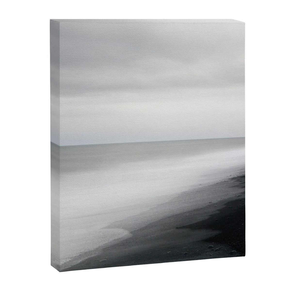 Black Beach, Iceland Abstract Landscape Canvas Print Gallery Image 8