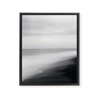 Black Beach, Iceland Abstract Landscape Framed Canvas Print Gallery Image 8