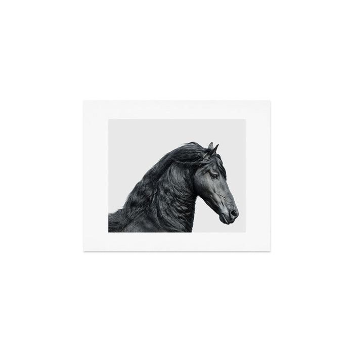 Black Beauty - Minimalist Black and White Photography Art Print Gallery Image 1
