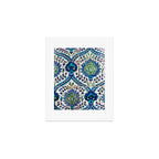 Boho Moroccan Tile Pattern Art Print Gallery Image 1