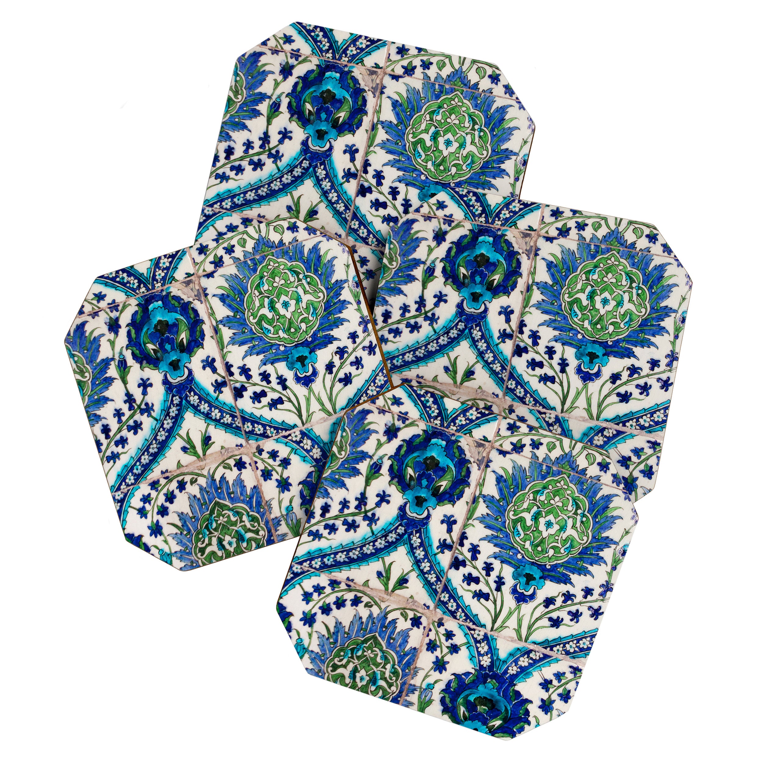 Boho Moroccan Tile Pattern Coaster Gallery Image 1