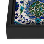 Boho Moroccan Tile Pattern Framed Canvas Print Gallery Image 3