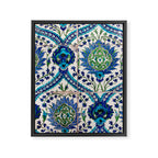 Boho Moroccan Tile Pattern Framed Canvas Print Gallery Image 6