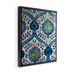 Boho Moroccan Tile Pattern Framed Canvas Print Gallery Image 2