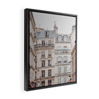 Bonjour Montmartre - Paris Architecture, Travel Photography Framed Canvas Print Gallery Image 2