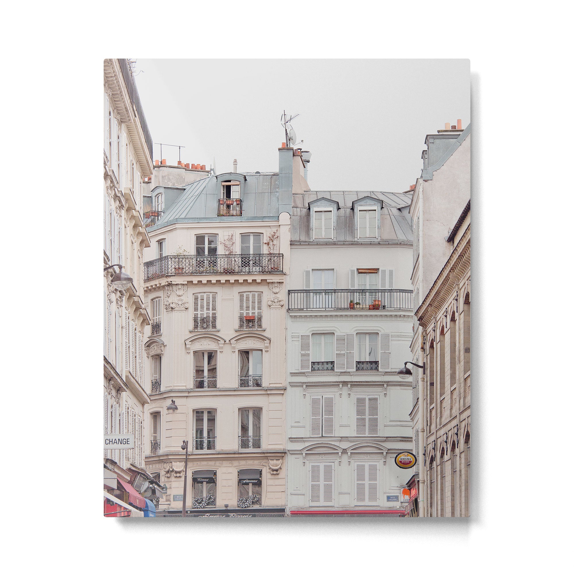 Bonjour Montmartre - Paris Architecture, Travel Photography Metal Print Gallery Image 4
