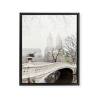 Bow Bridge in Central Park - Travel Photography, New York Framed Canvas Print Gallery Image 6