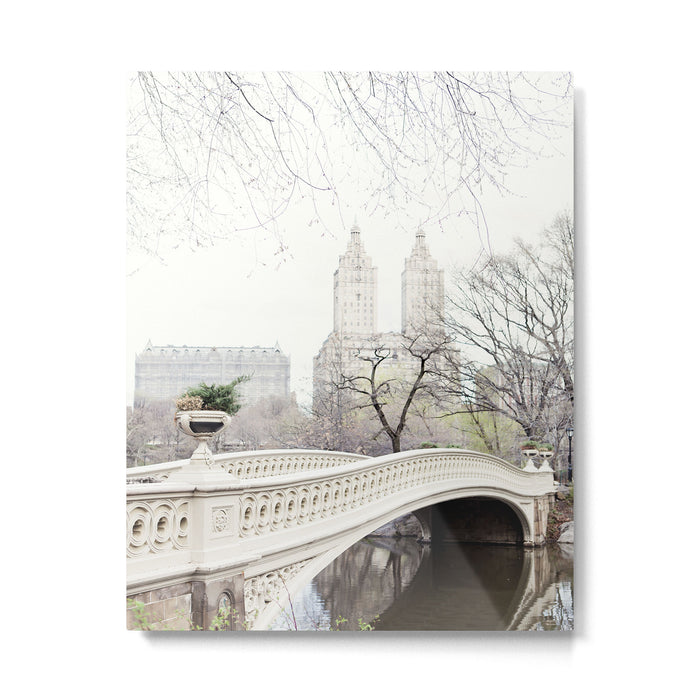 Bow Bridge in Central Park - Travel Photography, New York Metal Print Gallery Image 1