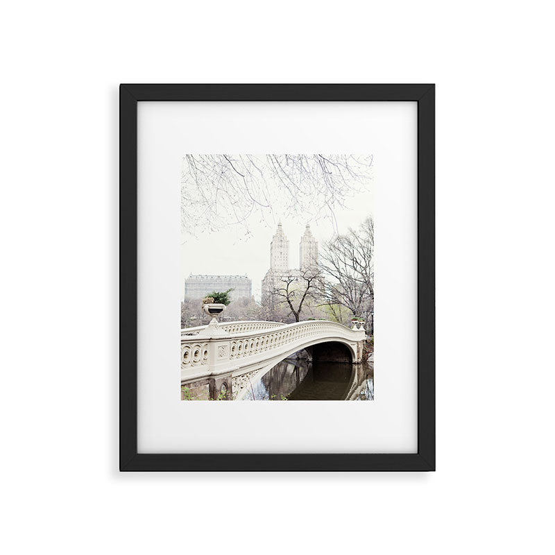 Bow Bridge in Central Park - Travel Photography, New York Framed Art Print Gallery Image 5