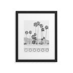 Breeze Block - Palm Springs Black and White Photography Framed Art Print Gallery Image 5