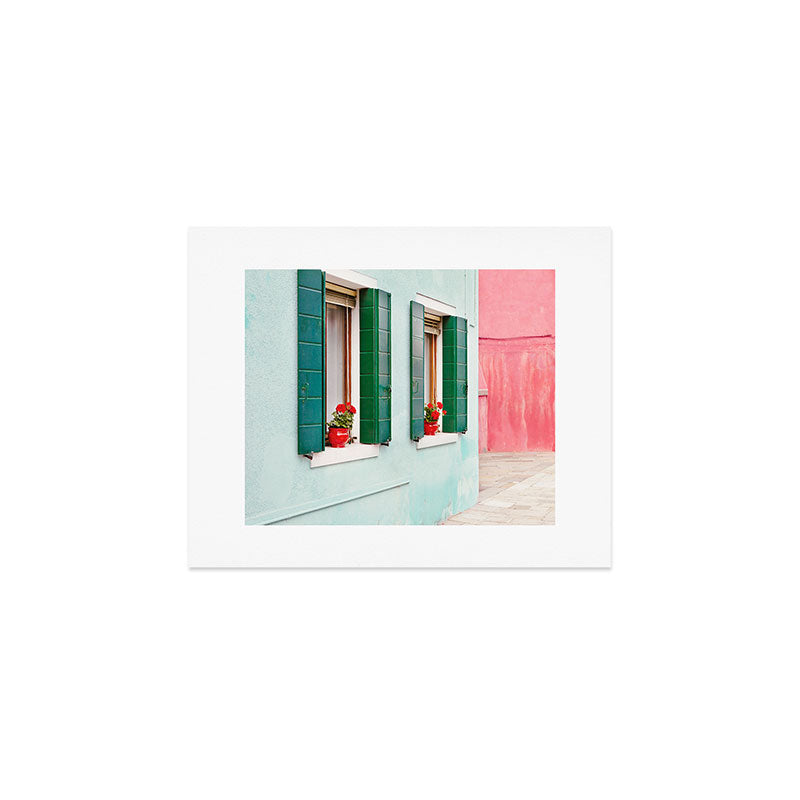 Burano Pastels - Venice Italy Art Print Gallery Image 1