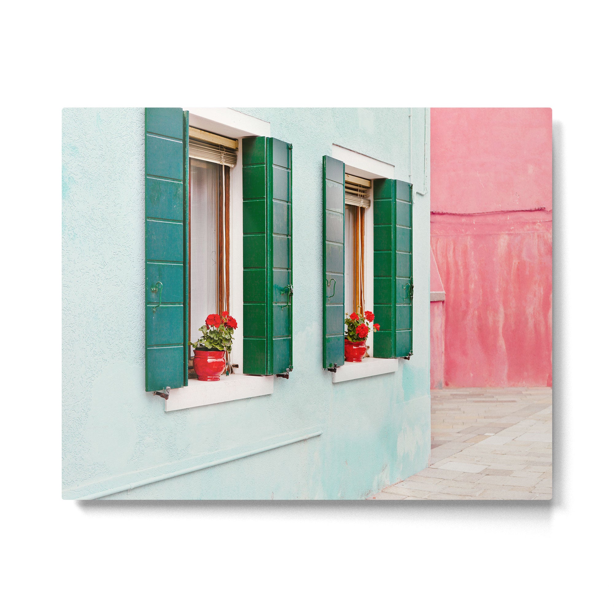 Burano Pastels - Venice Italy Metal Print Gallery Image 4