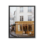 Cafe Montmartre | Paris Art Print | Travel Photography Framed Canvas Print Gallery Image 6