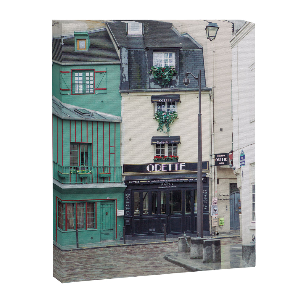 Cafe Odette - Left Bank Parisian Cafe Canvas Print Gallery Image 6