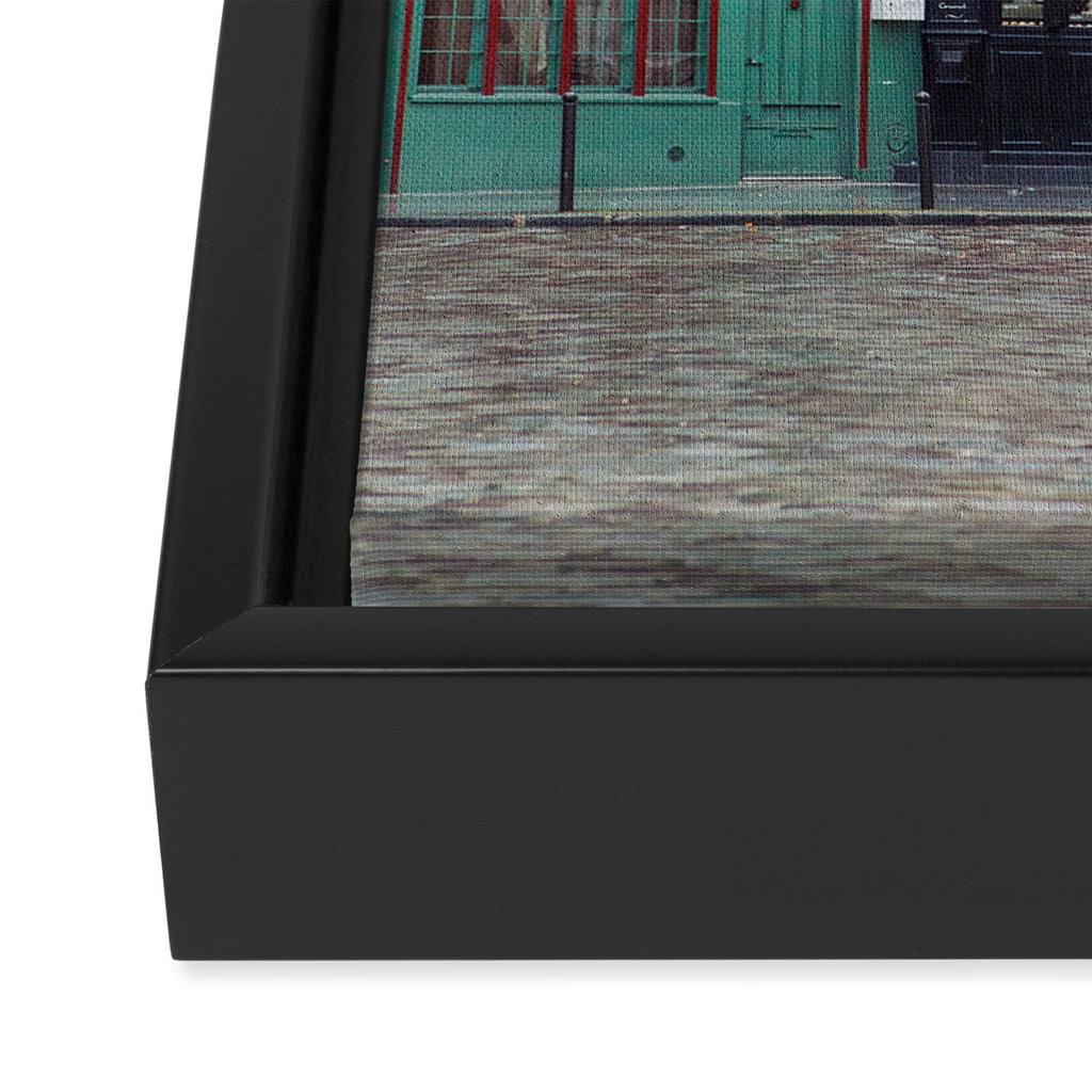 Cafe Odette - Left Bank Parisian Cafe Framed Canvas Print Gallery Image 3