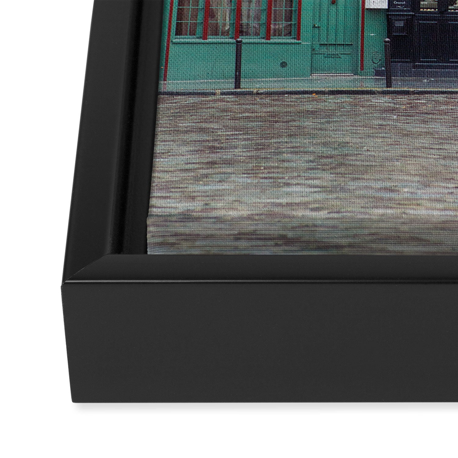 Cafe Odette - Left Bank Parisian Cafe Framed Canvas Print Gallery Image 3