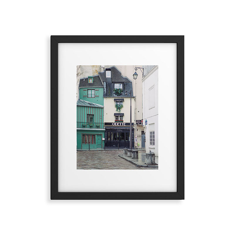 Cafe Odette - Left Bank Parisian Cafe Framed Art Print Gallery Image 5