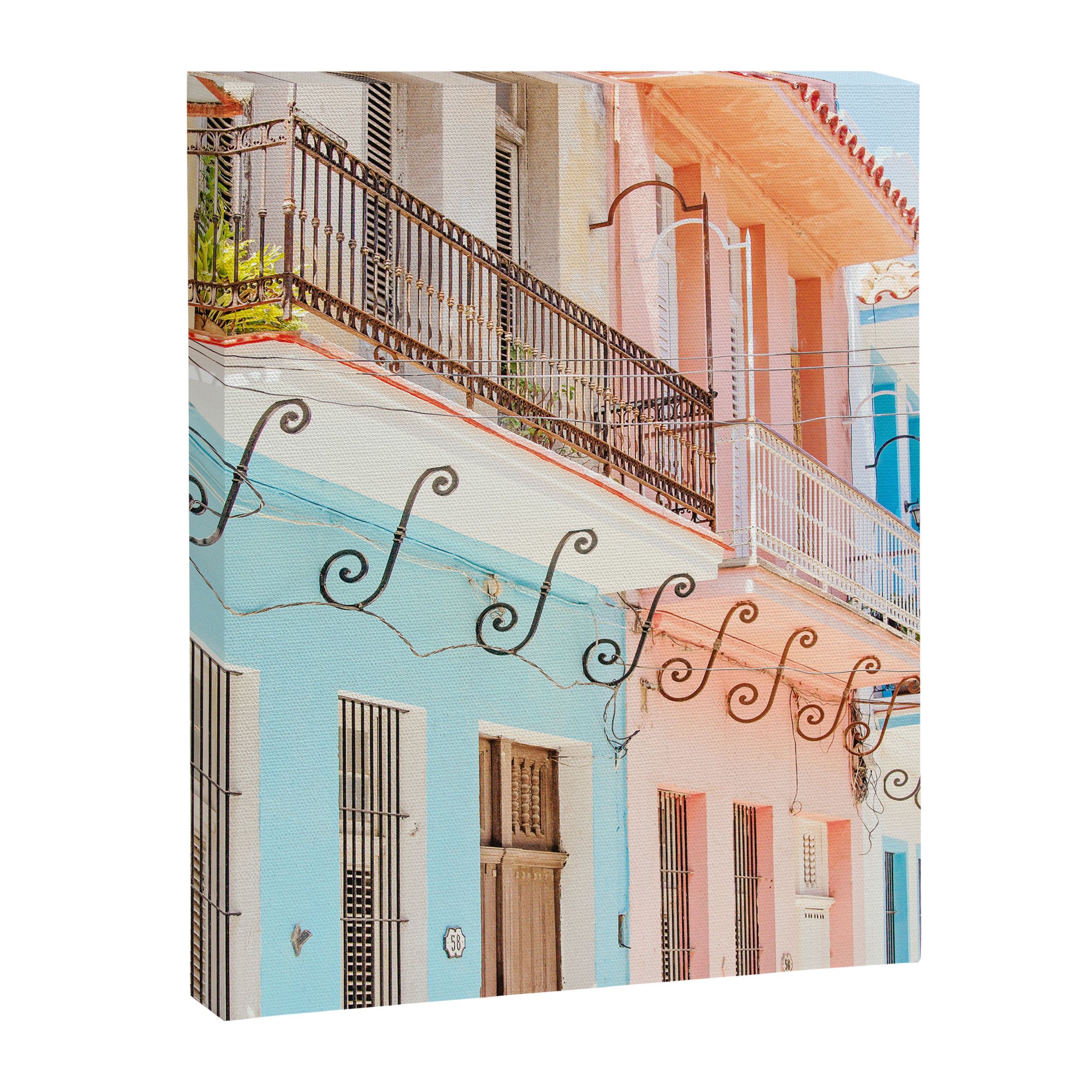 Caribbean Color - Havana Cuba Travel Photography Canvas Print Gallery Image 6