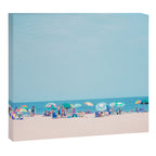 Colorful Umbrellas on the Beach Canvas Print Gallery Image 6