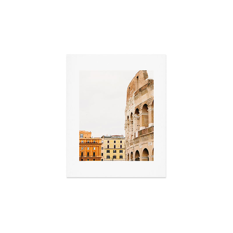 Colosseum - Rome Italy Architecture, Travel Photography Art Print Gallery Image 1