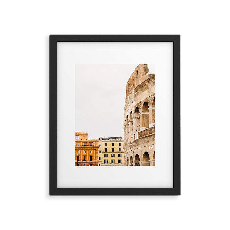 Colosseum - Rome Italy Architecture, Travel Photography Framed Art Print Gallery Image 6